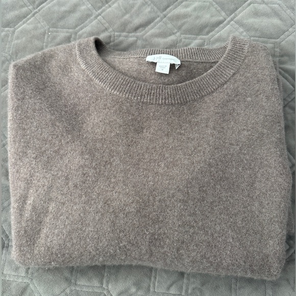 J. Jill Sweaters - J. Jill Brown Cashmere Sweater